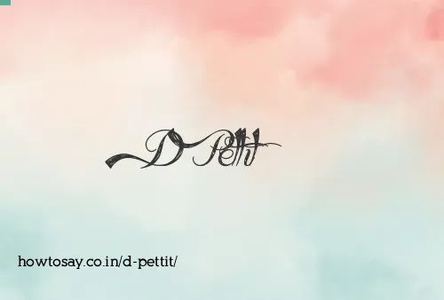 D Pettit
