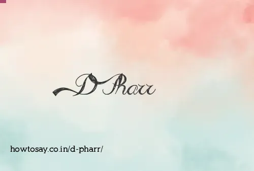 D Pharr