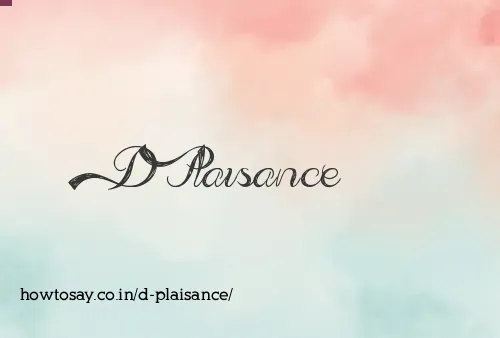 D Plaisance