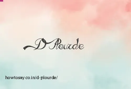 D Plourde