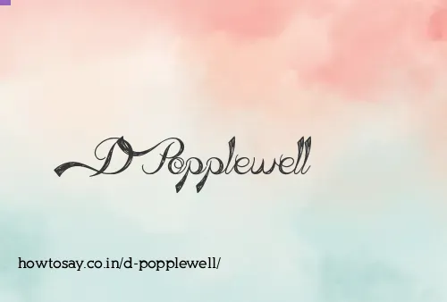 D Popplewell