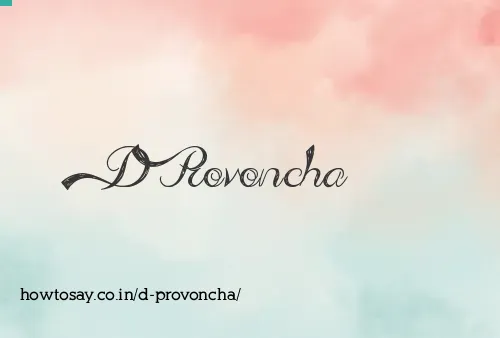 D Provoncha
