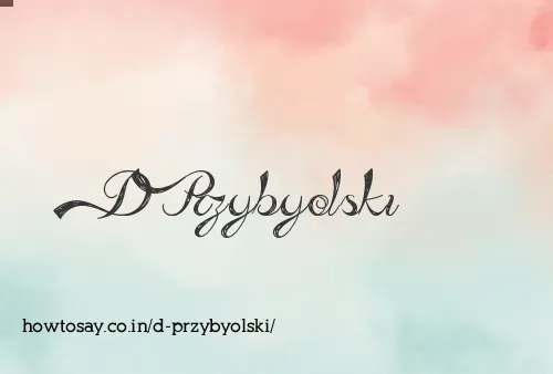 D Przybyolski