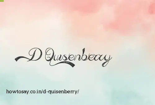 D Quisenberry