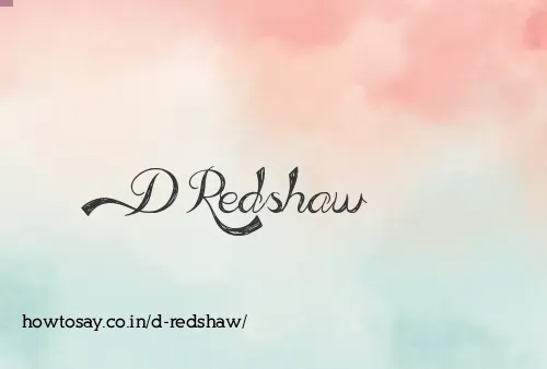 D Redshaw