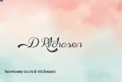 D Ritchason