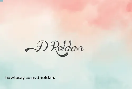 D Roldan