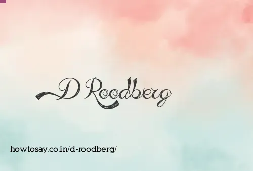 D Roodberg