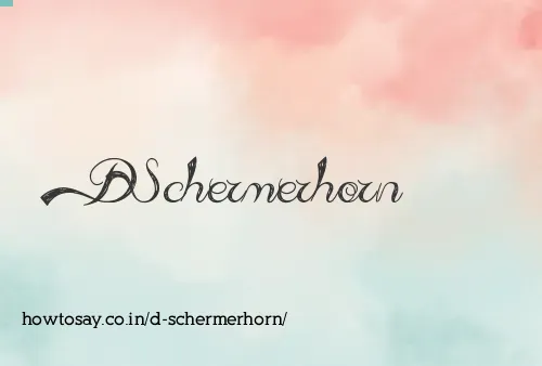 D Schermerhorn