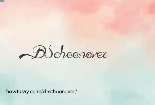 D Schoonover