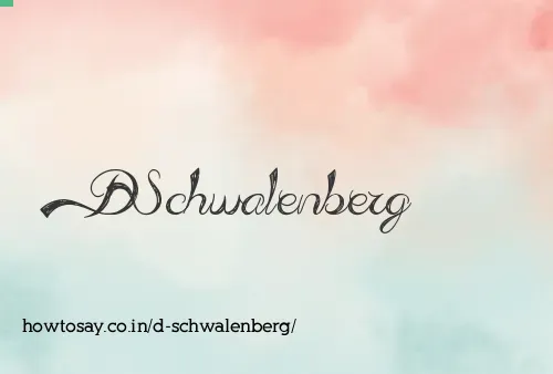 D Schwalenberg