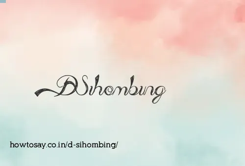 D Sihombing