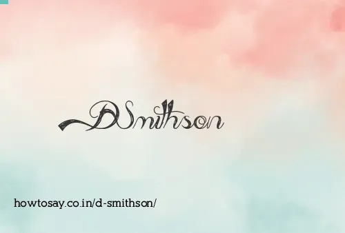 D Smithson