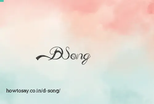 D Song