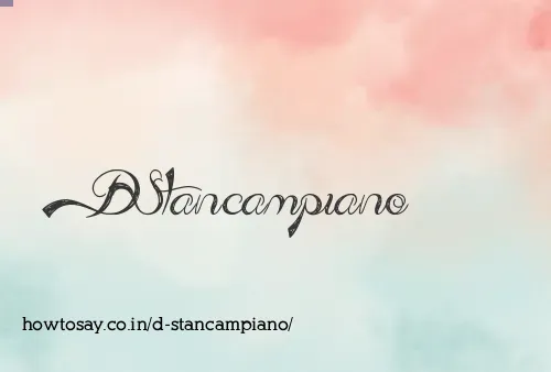 D Stancampiano