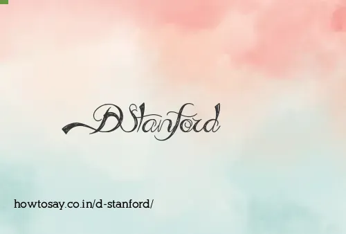 D Stanford