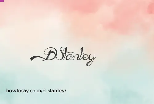 D Stanley