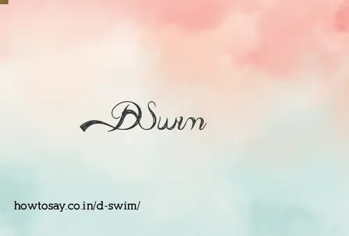D Swim