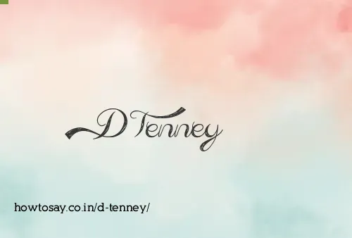 D Tenney