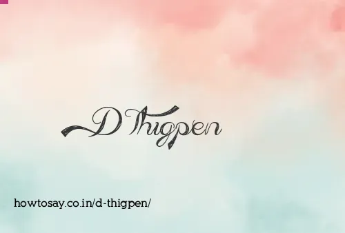 D Thigpen