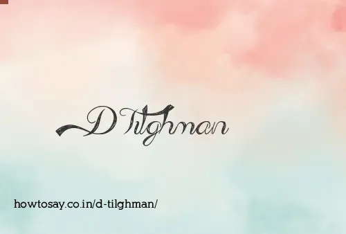 D Tilghman