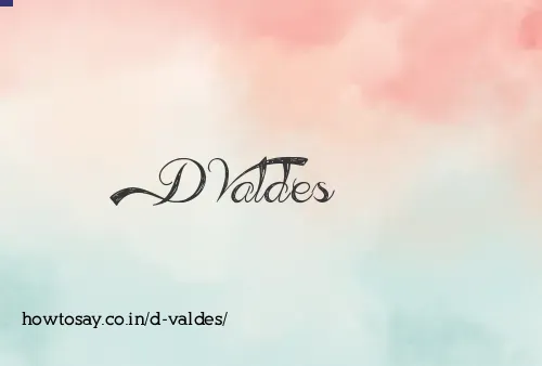 D Valdes