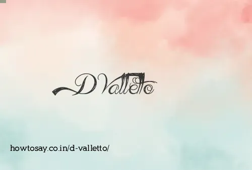 D Valletto
