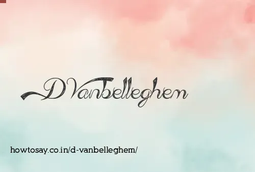 D Vanbelleghem