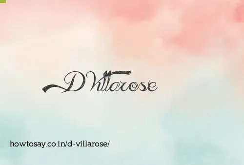 D Villarose