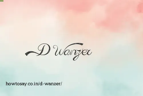 D Wanzer