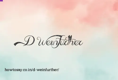 D Weinfurther