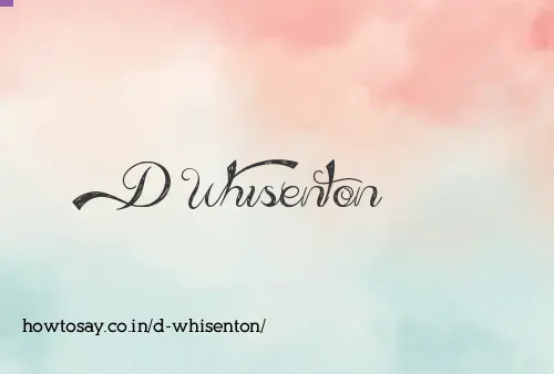 D Whisenton