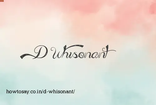 D Whisonant