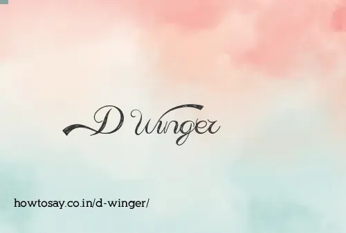 D Winger