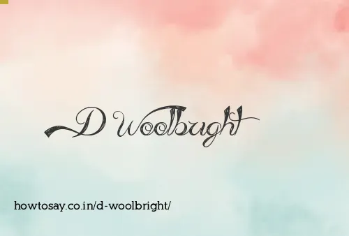 D Woolbright