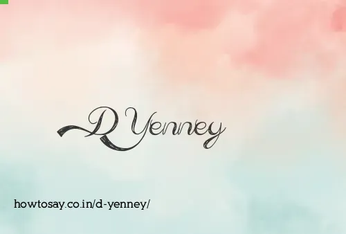 D Yenney