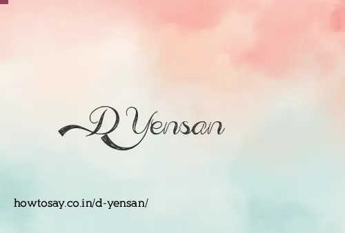 D Yensan