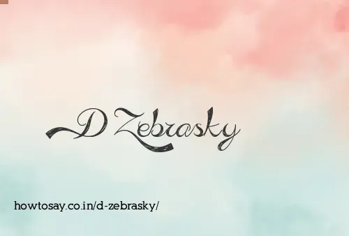 D Zebrasky