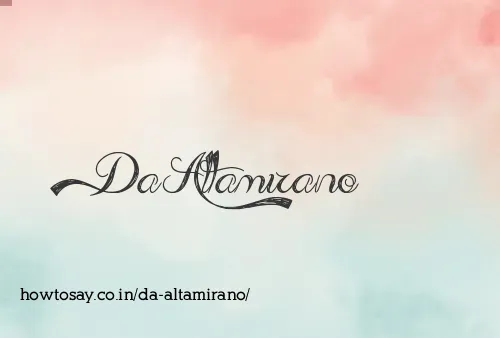 Da Altamirano