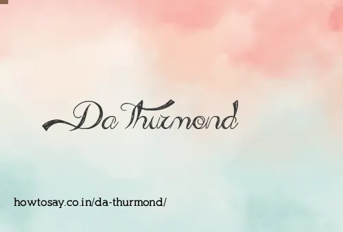 Da Thurmond
