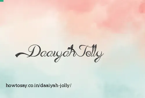 Daaiyah Jolly