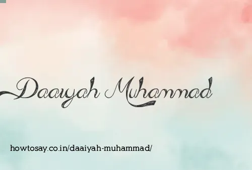 Daaiyah Muhammad