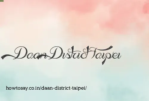 Daan District Taipei
