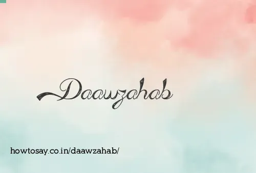 Daawzahab