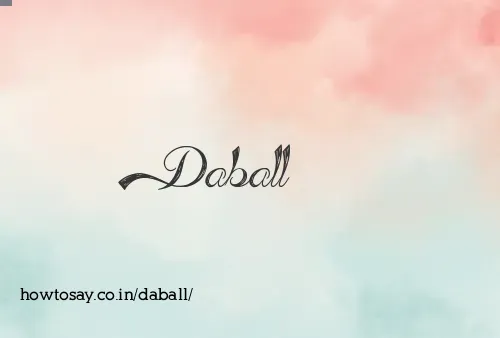 Daball