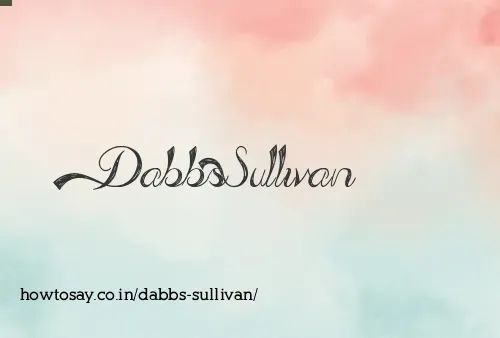 Dabbs Sullivan