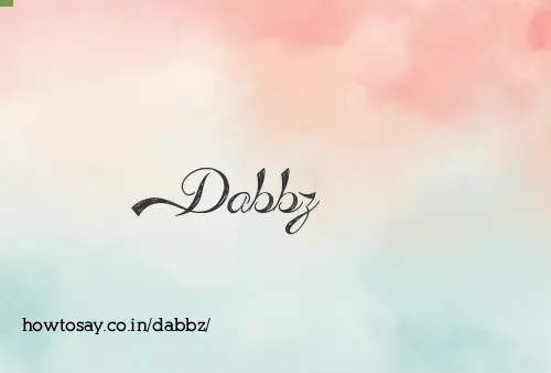 Dabbz