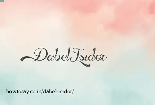 Dabel Isidor