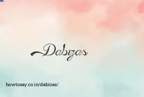 Dabizas