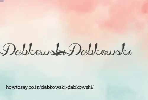 Dabkowski Dabkowski